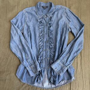 Express Women's Blue Blouse